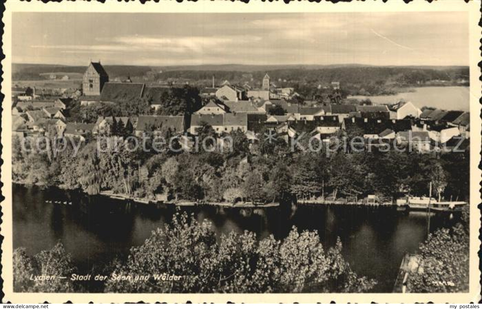 72433631 Lychen Panorama Stadt Der Seen Und Waelder Lychen - Lychen