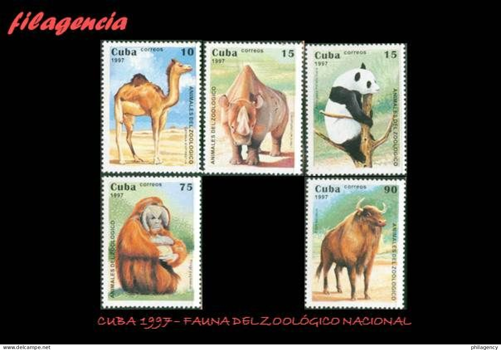 CUBA MINT. 1997-03 FAUNA DEL JARDÍN ZOOLÓGICO NACIONAL - Nuevos