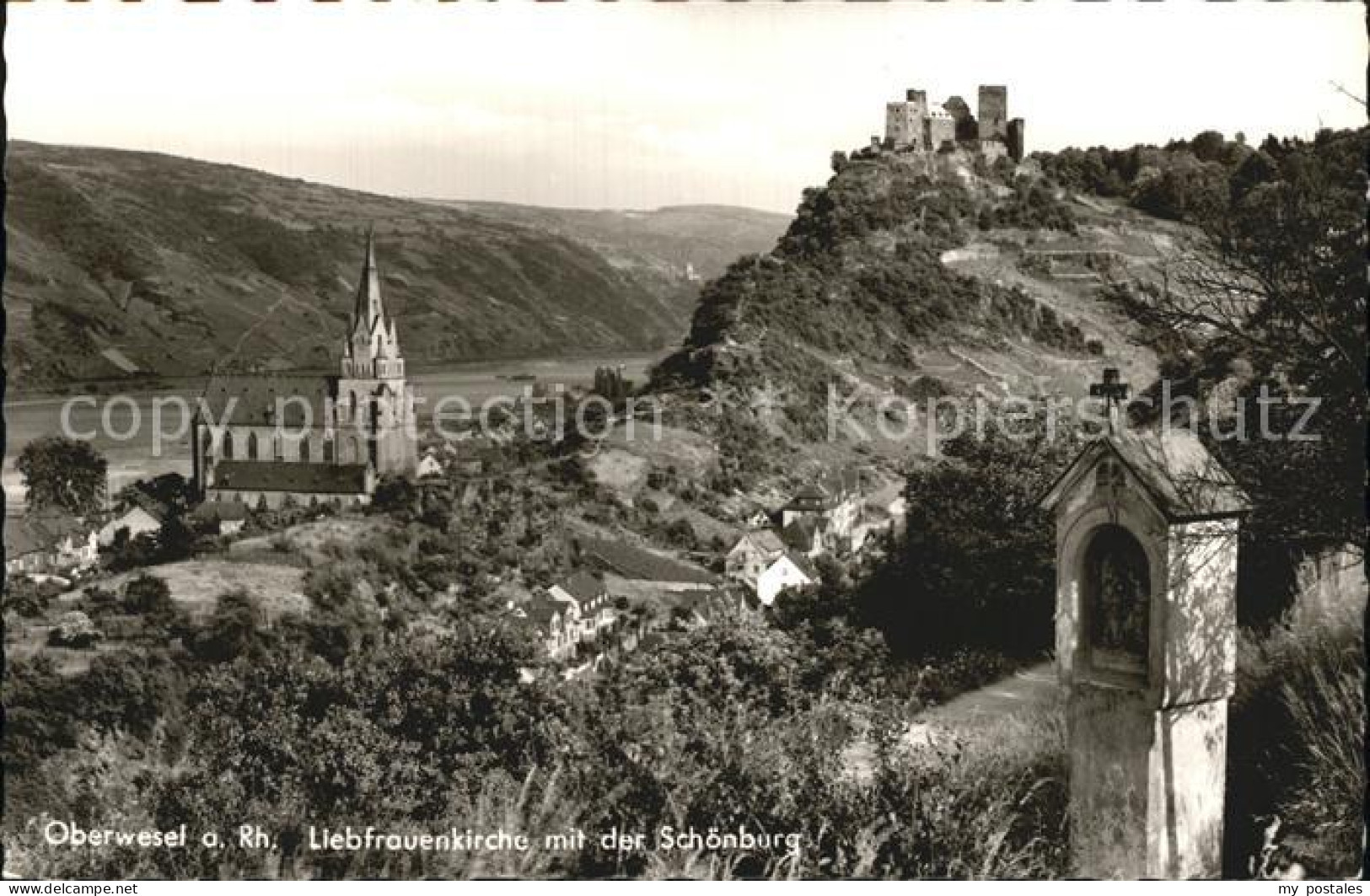 72433057 Oberwesel Rhein Liebfrauenkirche Und Schoenburg Oberwesel - Oberwesel