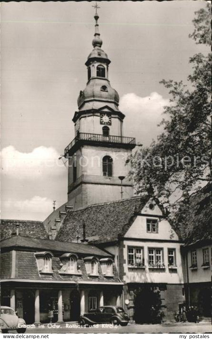 72432481 Erbach Odenwald Rathaus Kirche Erbach - Erbach