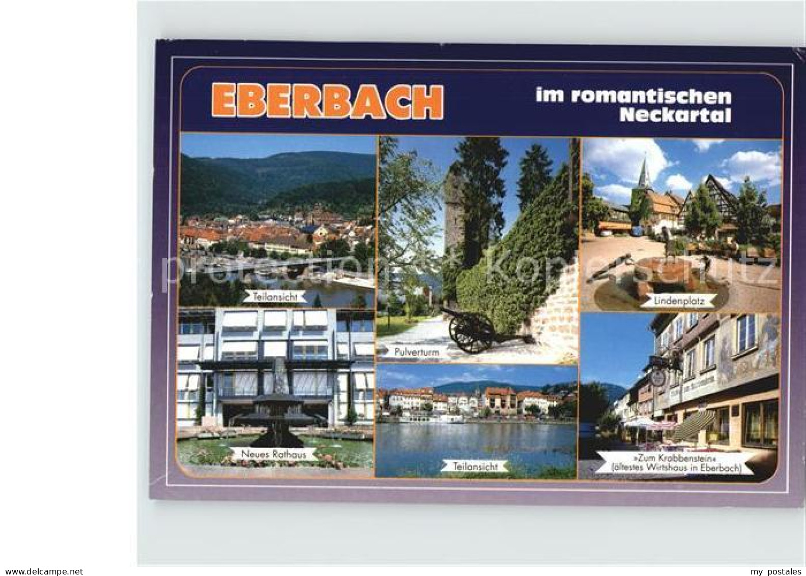 72432120 Eberbach Neckar Neues Rathaus Teilansicht Lindenplatz Eberbach - Eberbach