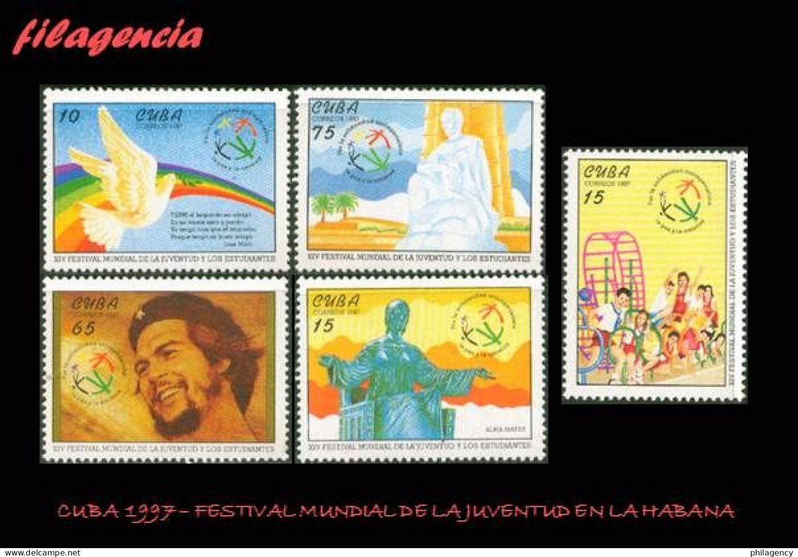 CUBA MINT. 1997-14 FESTIVAL MUNDIAL DE LA JUVENTUD & LOS ESTUDIANTES EN LA HABANA - Unused Stamps