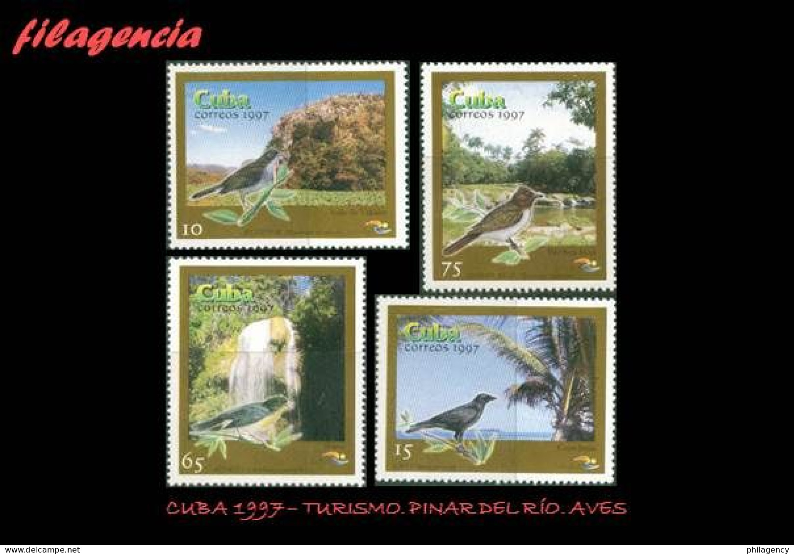 CUBA MINT. 1997-20 TURISMO. PINAR DEL RÍO. AVES - Unused Stamps
