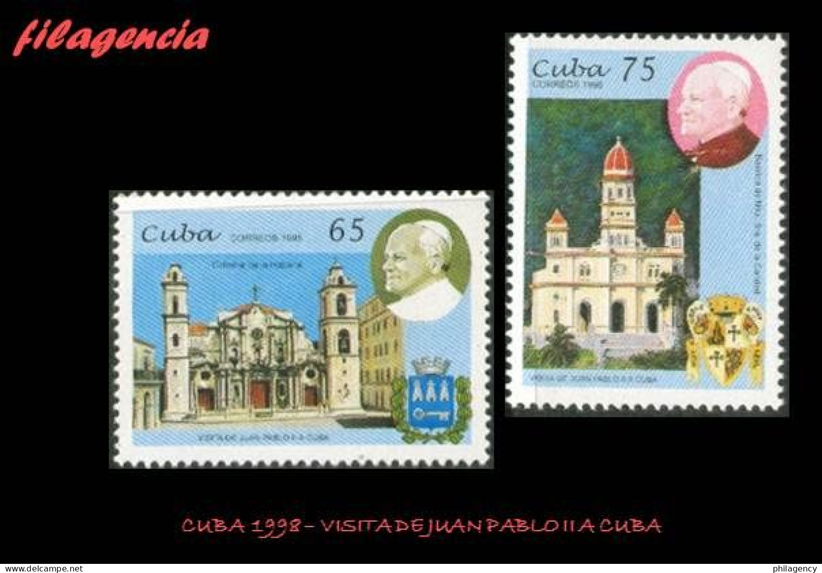 CUBA MINT. 1998-01 VISITA DE JUAN PABLO II A CUBA - Unused Stamps