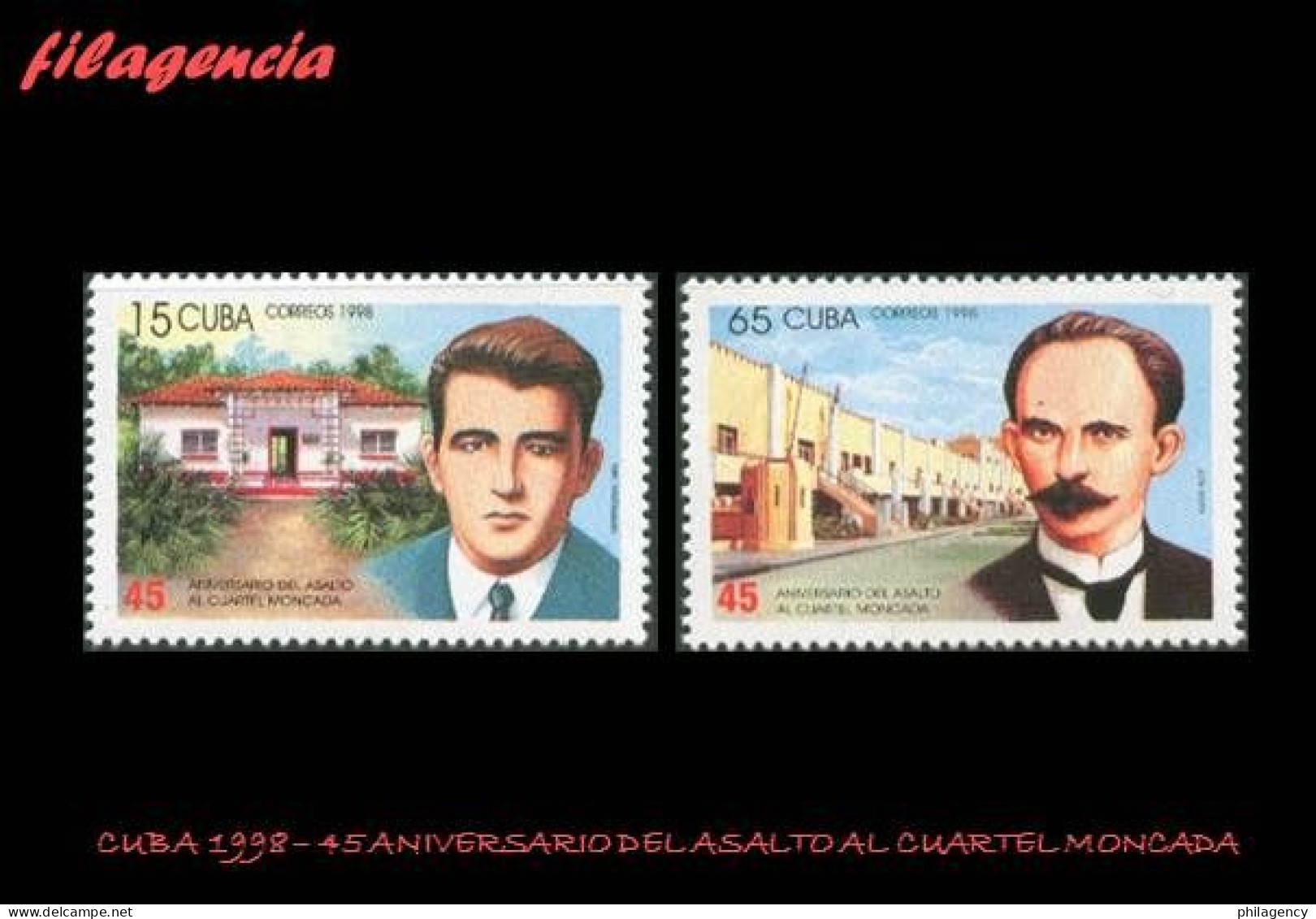 CUBA MINT. 1998-18 45 ANIVERSARIO DEL ASALTO AL CUARTEL MONCADA - Unused Stamps