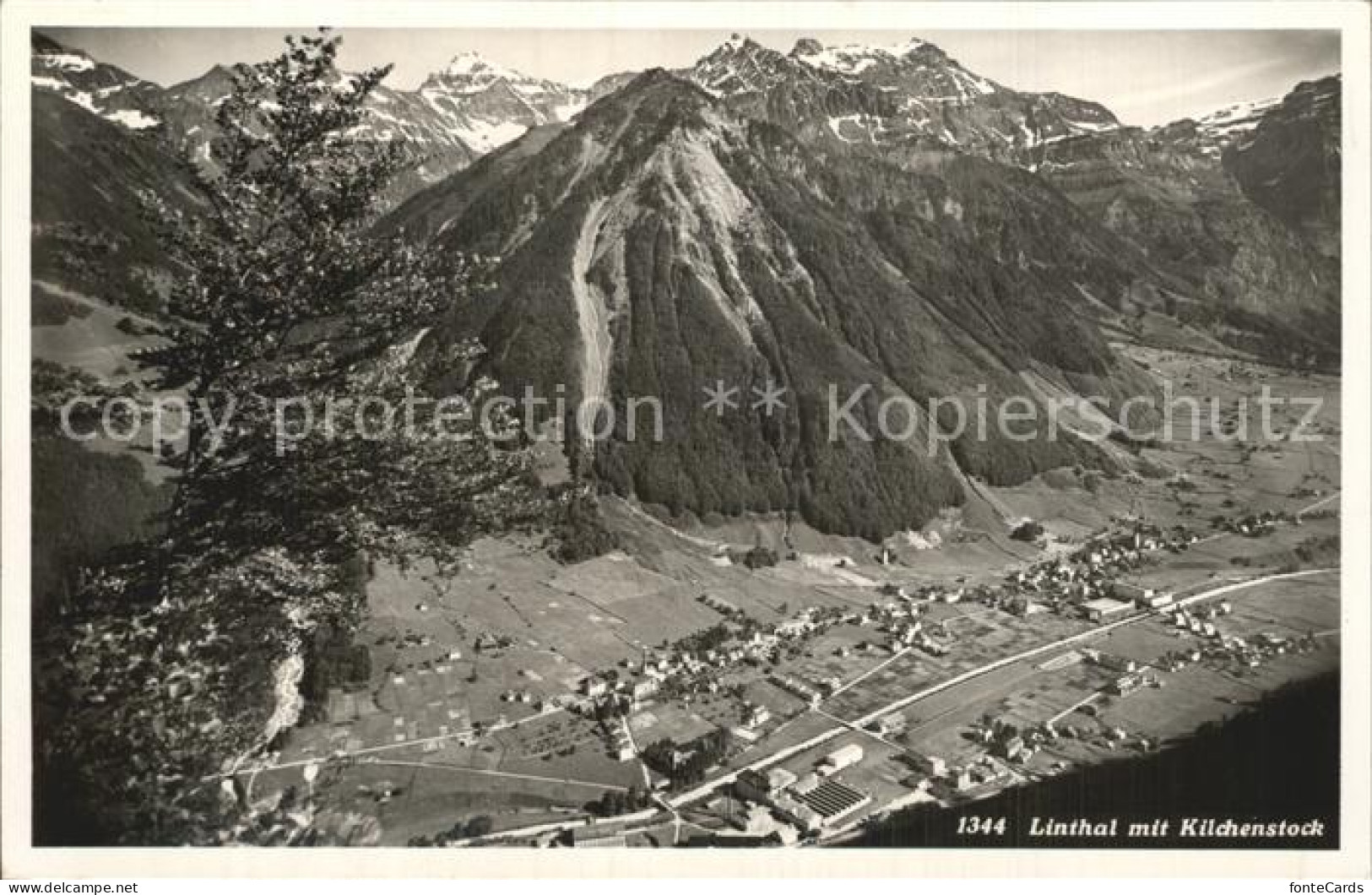 12586369 Linthal Glarus Mit Kilchenstock Alpenpanorama Linthal - Autres & Non Classés