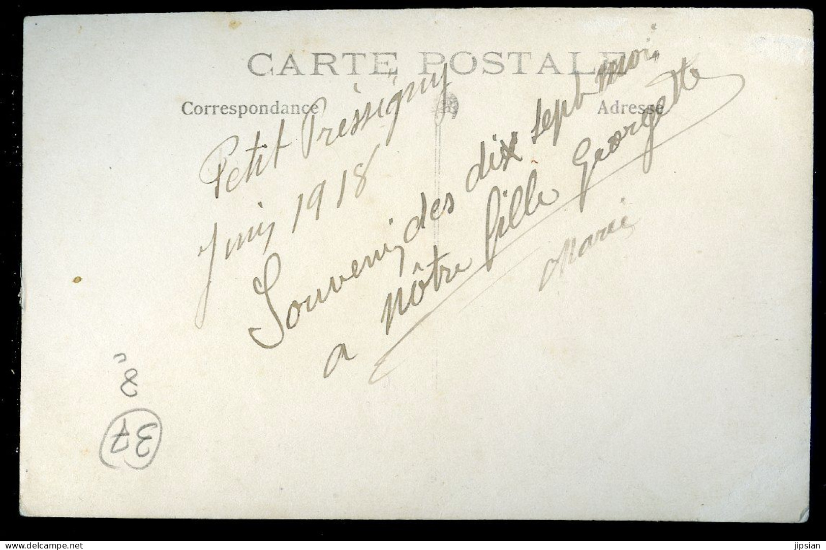 Cpa Carte Photo Du 37 Le Petit Pressigny -- Souvenir Des 17 Mois - Juin 1918   STEP78 - Le Grand-Pressigny