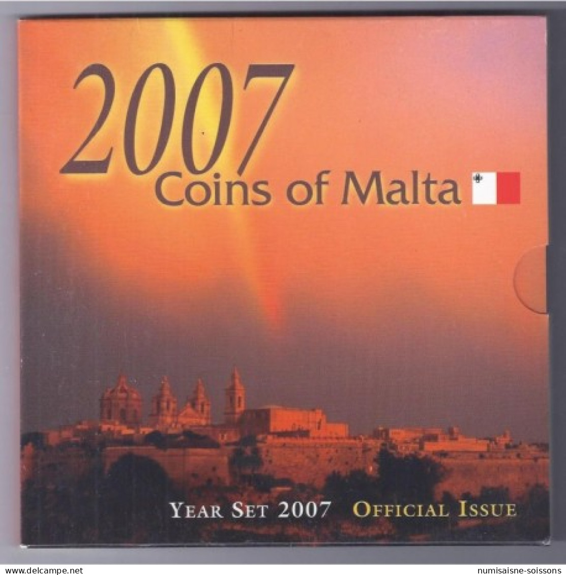 MALTE - COFFRET BRILLANT UNIVERSEL  2007 - 8 PIECES - 1.93 LIRE - Malte