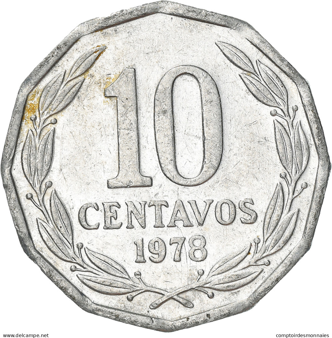 Monnaie, Chile, 10 Centavos, 1978, Santiago, TTB, Aluminium, KM:205a - Chile