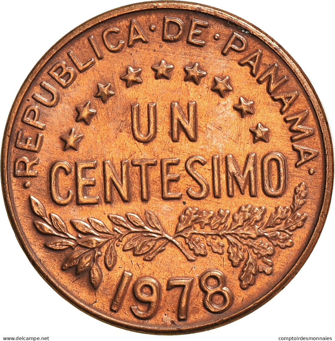 Monnaie, Panama, Centesimo, 1978, U.S. Mint, TTB+, Bronze, KM:22 - Panama