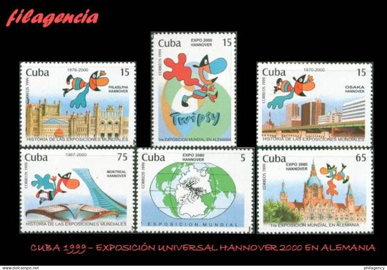 CUBA MINT. 1999-22 EXPOSICIÓN UNIVERSAL HANNOVER 2000. SEGUNDA SERIE - Unused Stamps