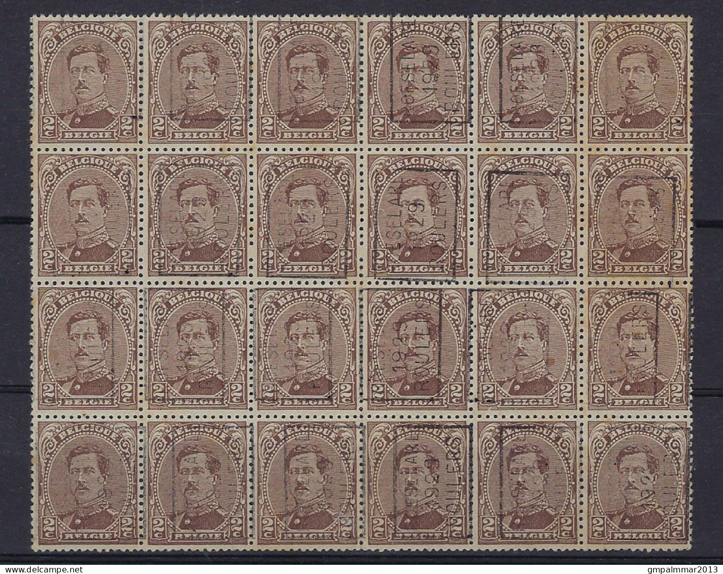 Albert I Nr. 136 (24 X) Type I Voorafgestempeld Nr. 4474 A   ROESELARE  1929  ROULERS  ; Staat Zie Scan ! LOT 282 - Rollo De Sellos 1920-29