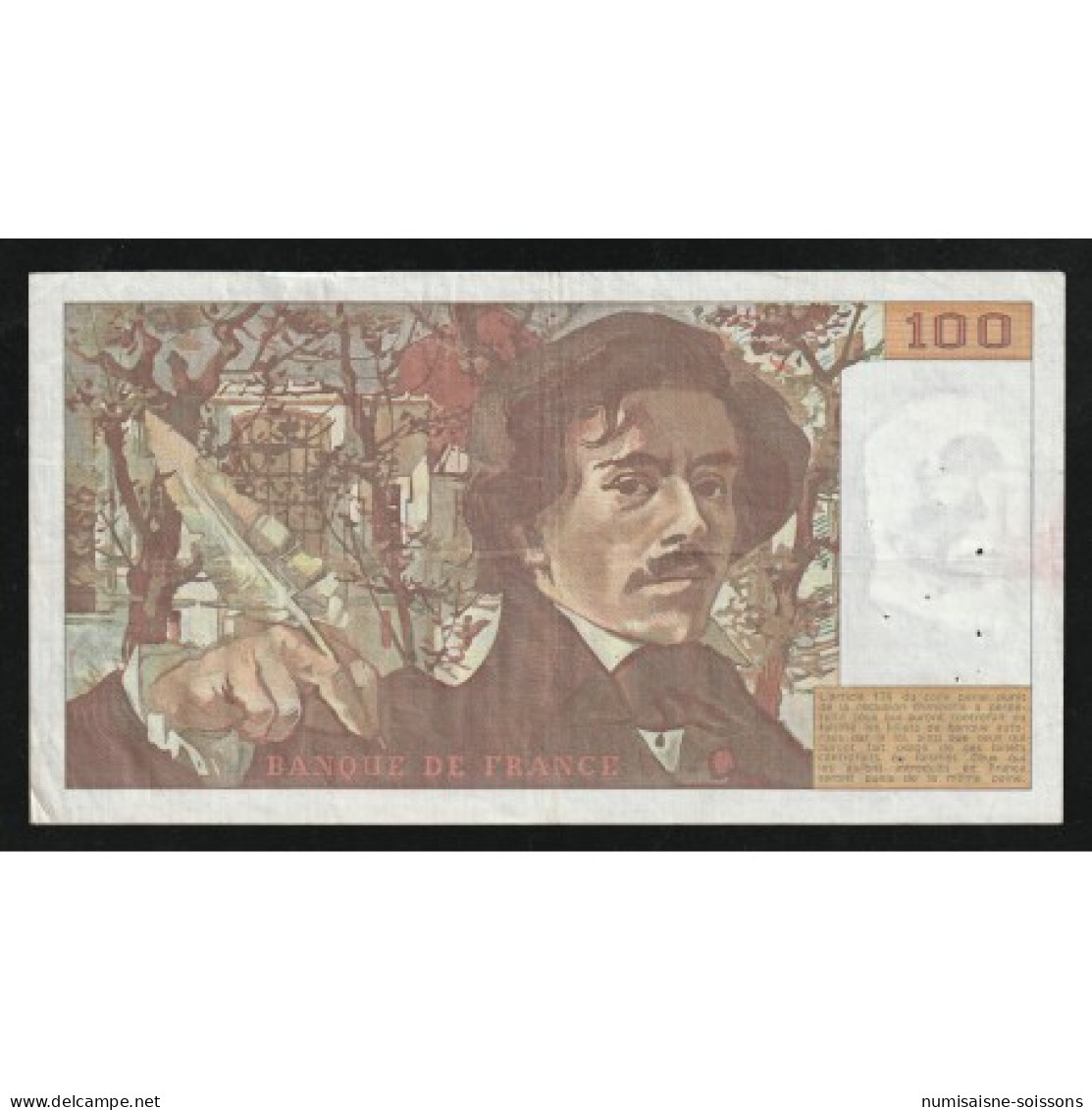 FAY 69/04 A - 100 FRANCS DELACROIX - 1980 - PICK 154 - TTB+ - 100 F 1978-1995 ''Delacroix''