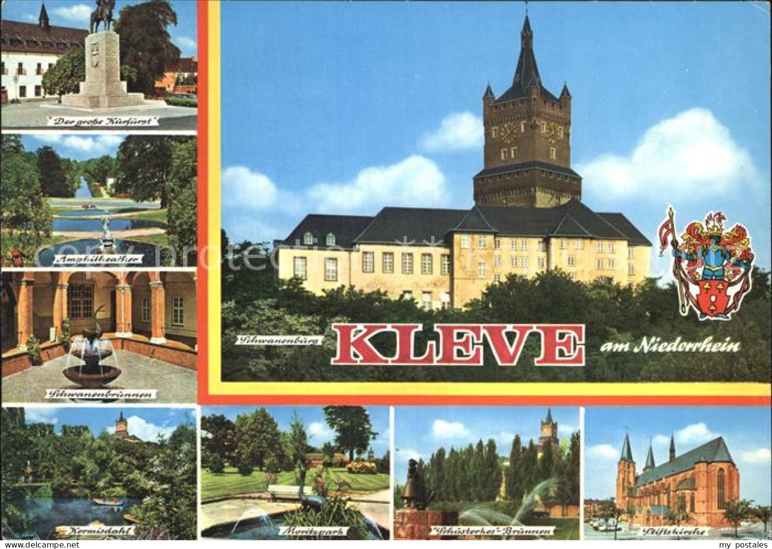 72427248 Kleve Schwanenburg Amphitheater Schwanenbrunnen  Kleve - Kleve