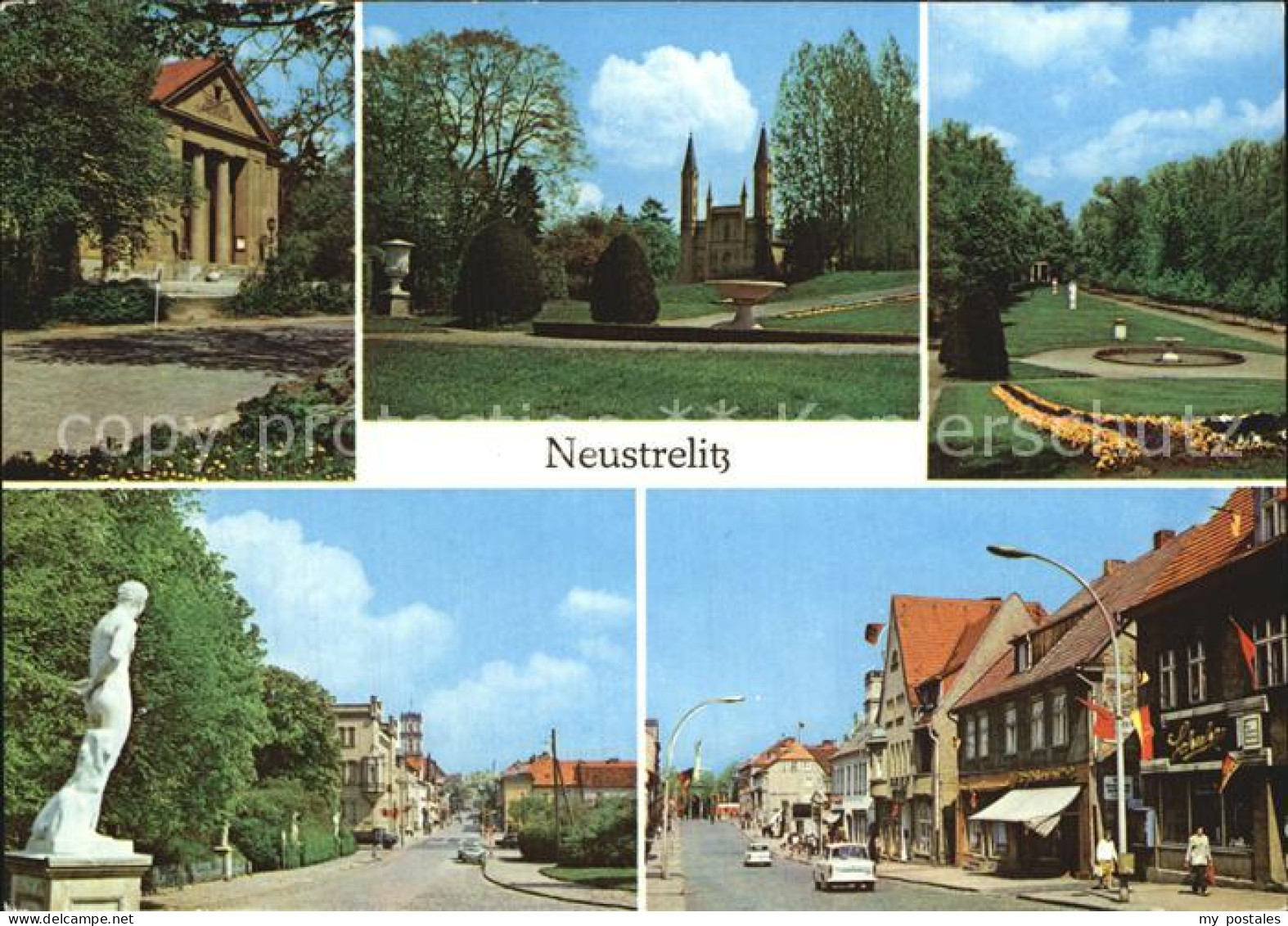 72423609 Neustrelitz Friedrich Wolf Theater Schlosskirche Stadtpark Gutenberg Un - Neustrelitz