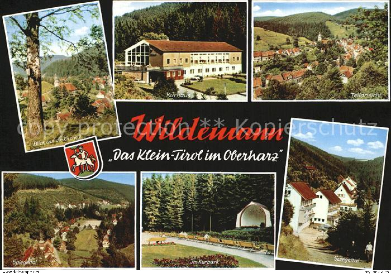 72423533 Wildemann Kirche Kurhaus Teilansicht Spiegeltal Kurpark Wildemann - Wildemann