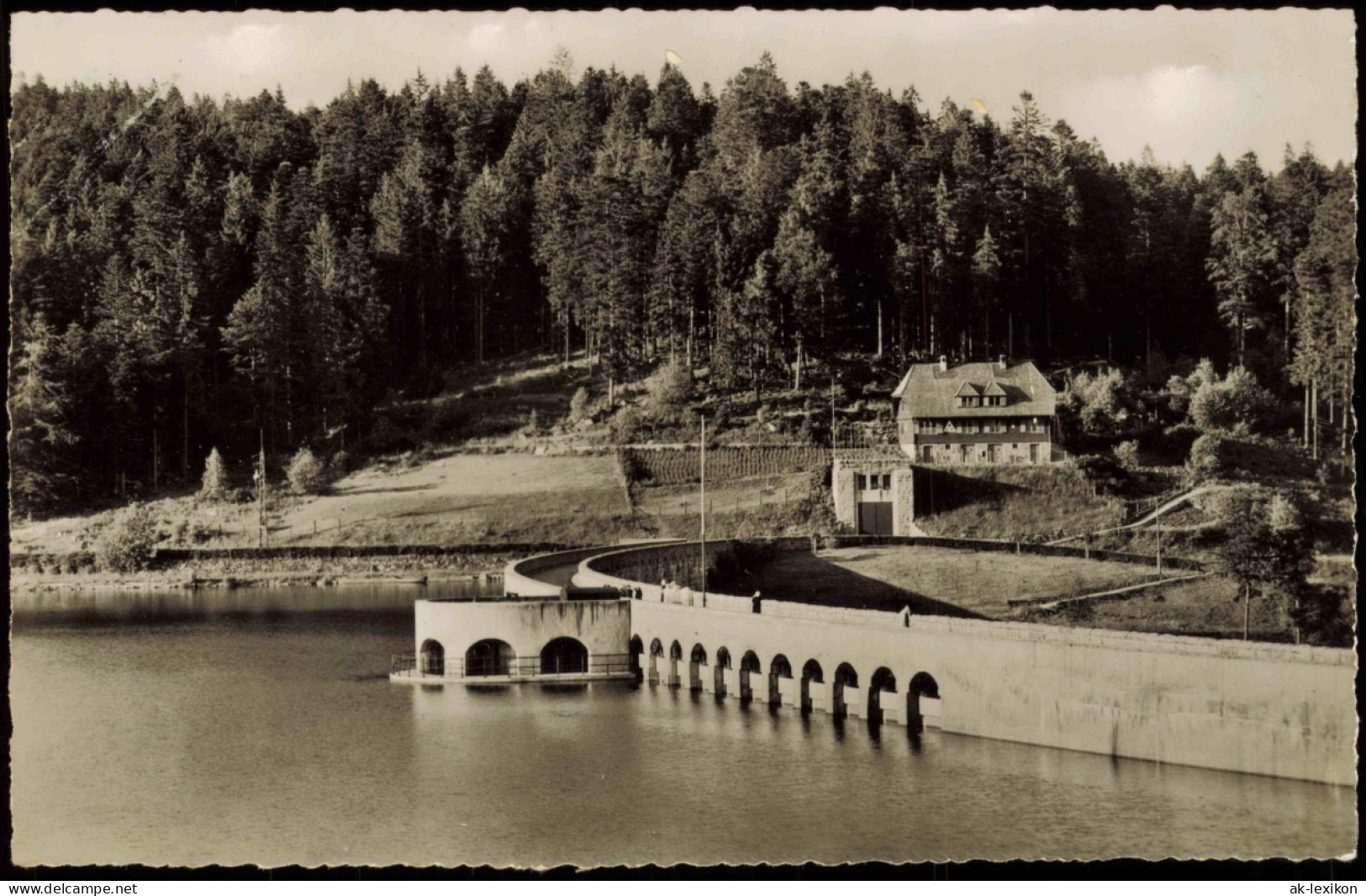 Ansichtskarte Forbach (Baden) Schwarzenbach-Talsperre 1967 - Forbach