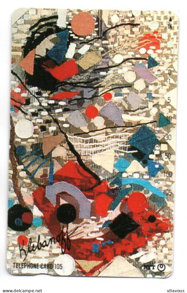 Peinture KIEBANOFF  Télécarte Japon Phonecard  (D 1029) - Schilderijen