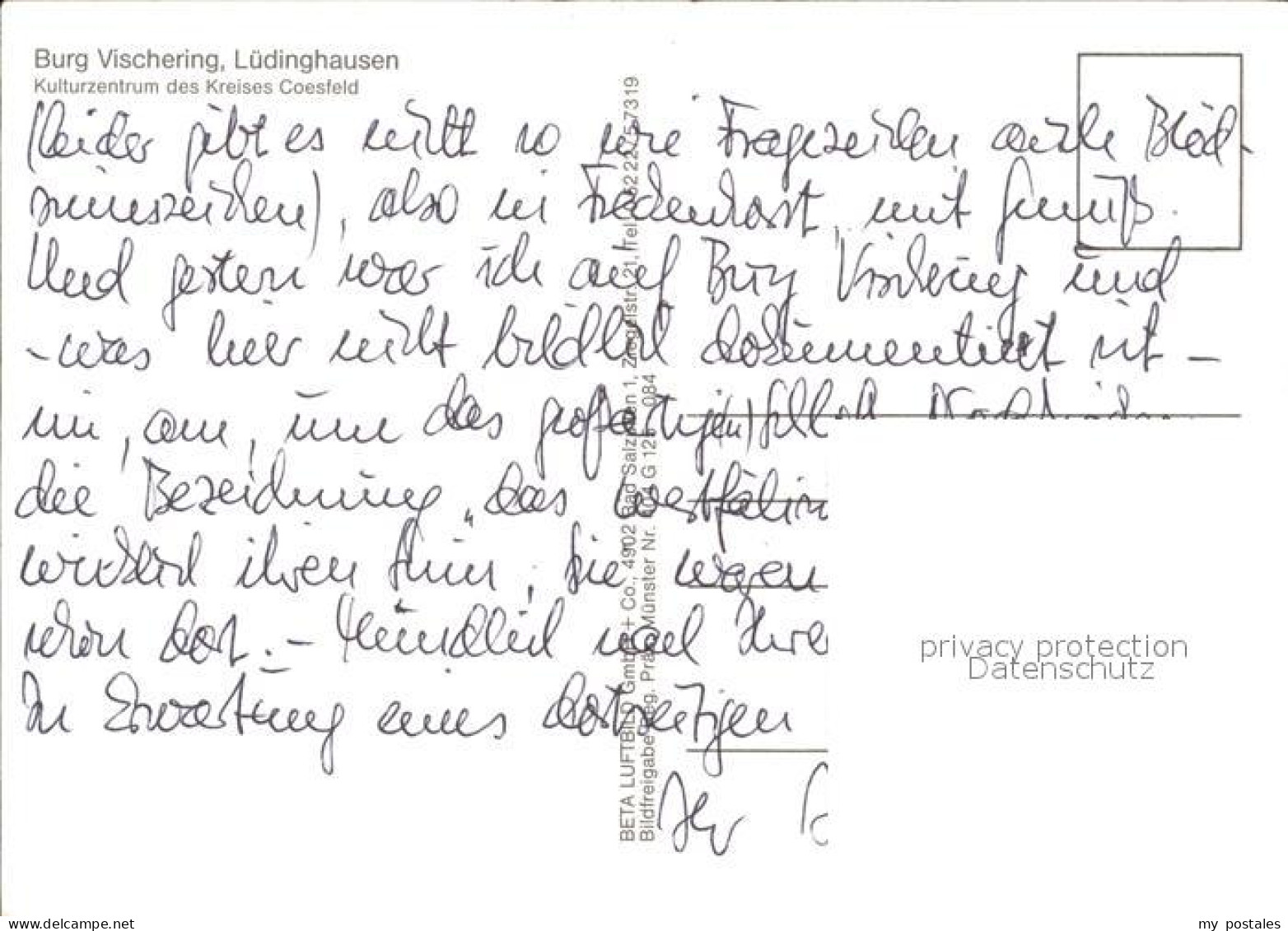 72419614 Luedinghausen Burg Vischering Fliegeraufnahme Luedinghausen - Lüdinghausen