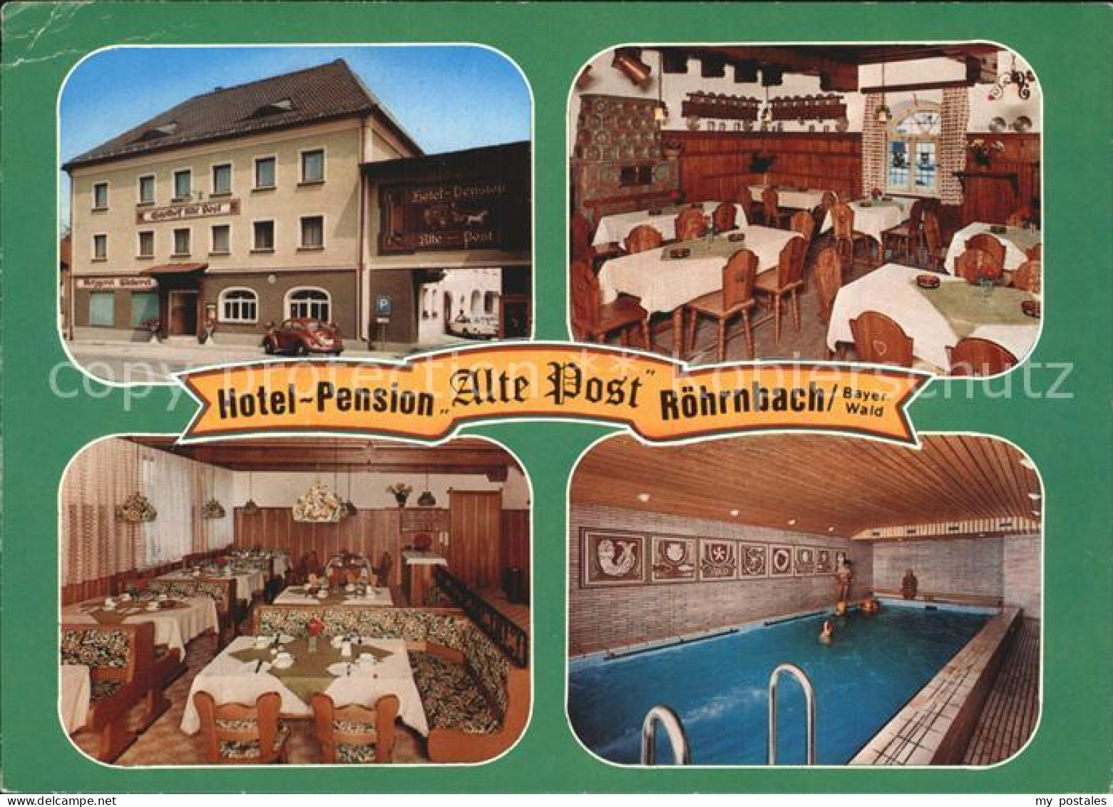 72419602 Roehrnbach Hotel Pension Alte Post Restaurant Hallenbad Bayerischer Wal - Lobenstein