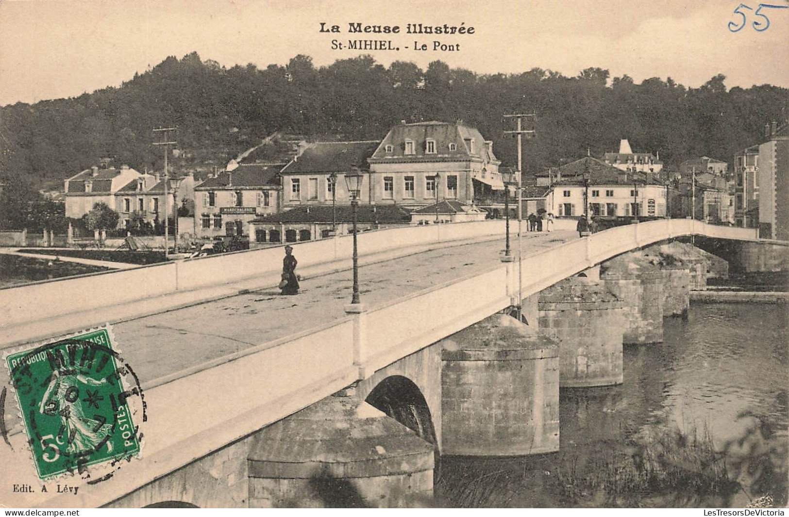 FRANCE - La Meuse Illustrée - St Mihiel - Vue Panoramique Du Pont - Carte Postale Ancienne - Saint Mihiel