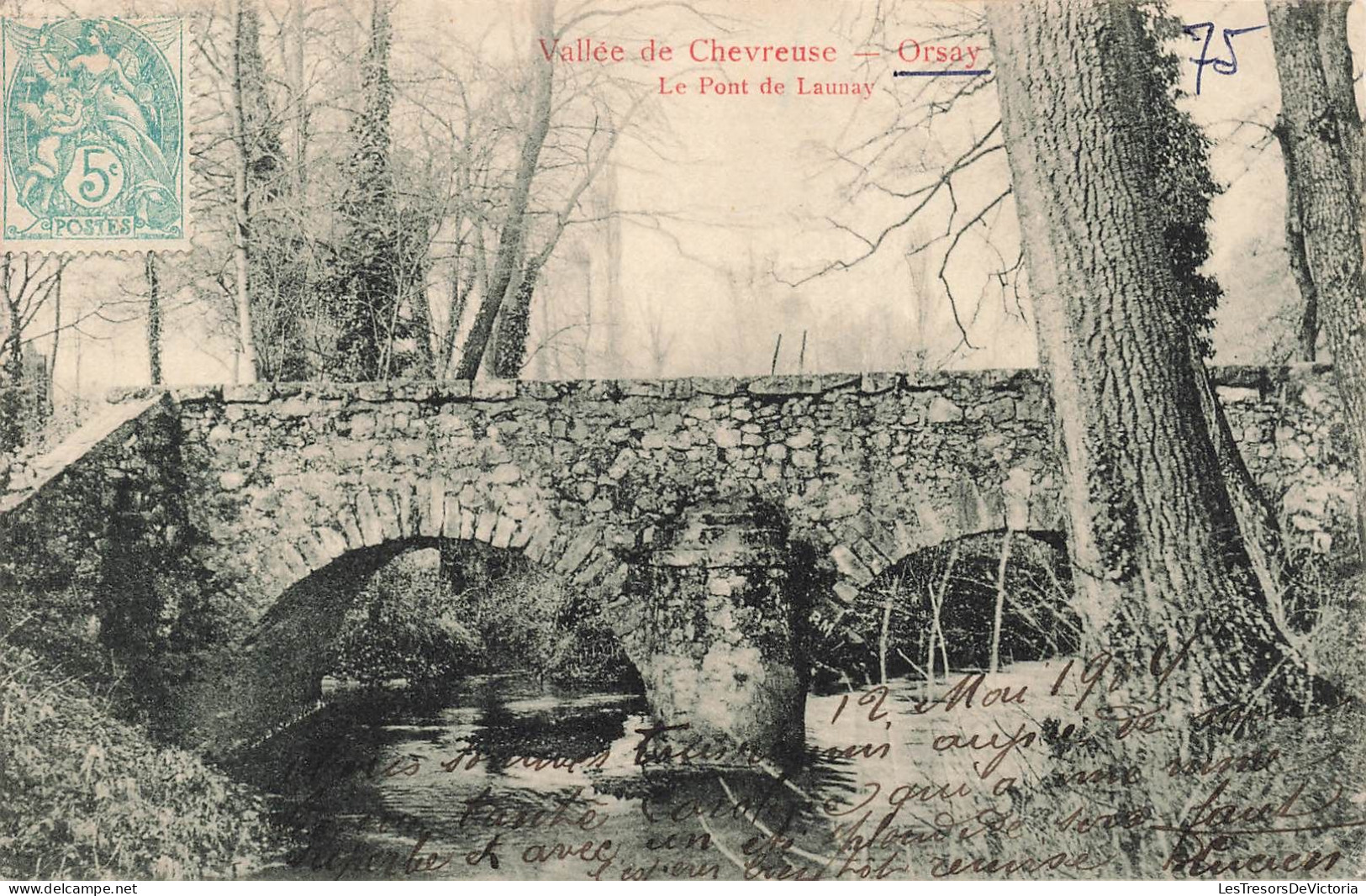 FRANCE - Orsay - Vallée De Chevreuse - Vue Sur Le Pont De Lamay - Carte Postale Ancienne - Orsay