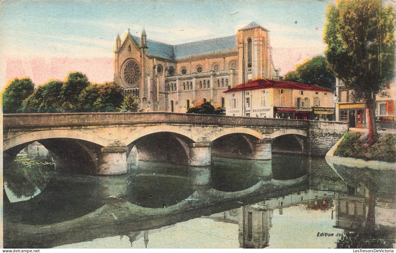 FRANCE - Bar Le Duc - Vue Générale - Le Pont Et L'église St Jean - Carte Postale Ancienne - Bar Le Duc