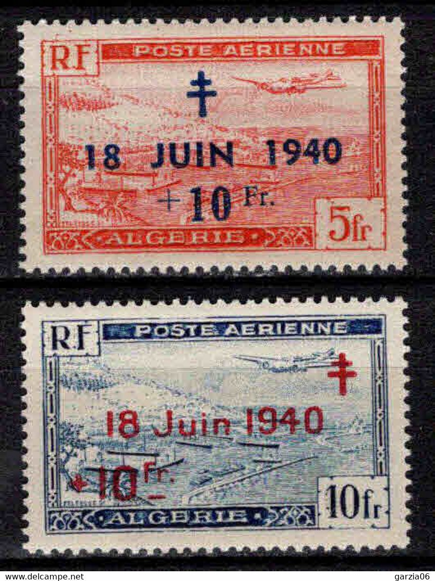 Algérie - 1947/48  - Anniversaire De L' Appel Du Général De Gaulle  -  PA 6/7  - Neuf** - MNH - Poste Aérienne