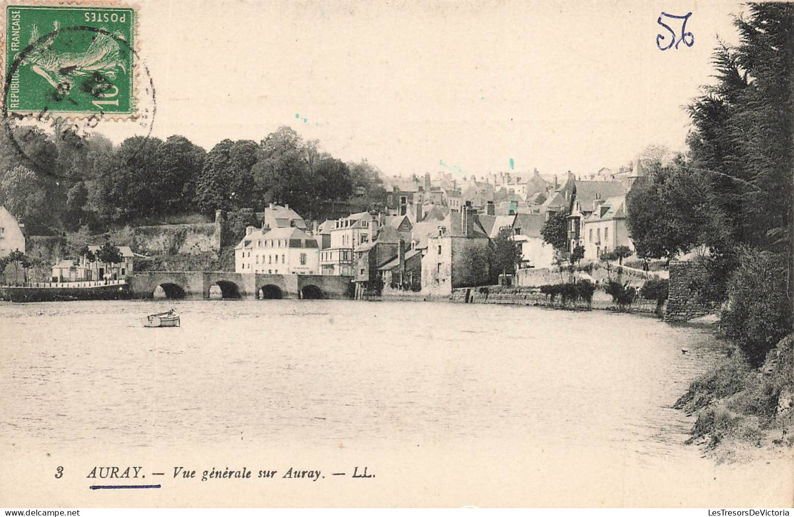 FRANCE - Auray - Vue Générale Sur Auray - L L - Carte Postale Ancienne - Auray