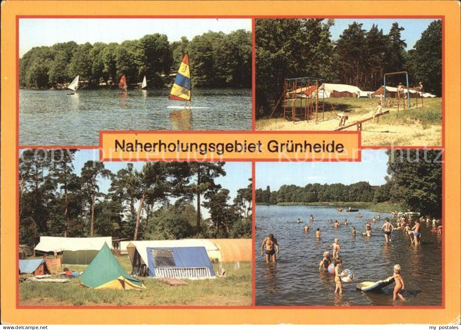 72414902 Gruenheide Mark Werlsee Campingplatz Moellensee Peetzsee Gruenheide - Grünheide