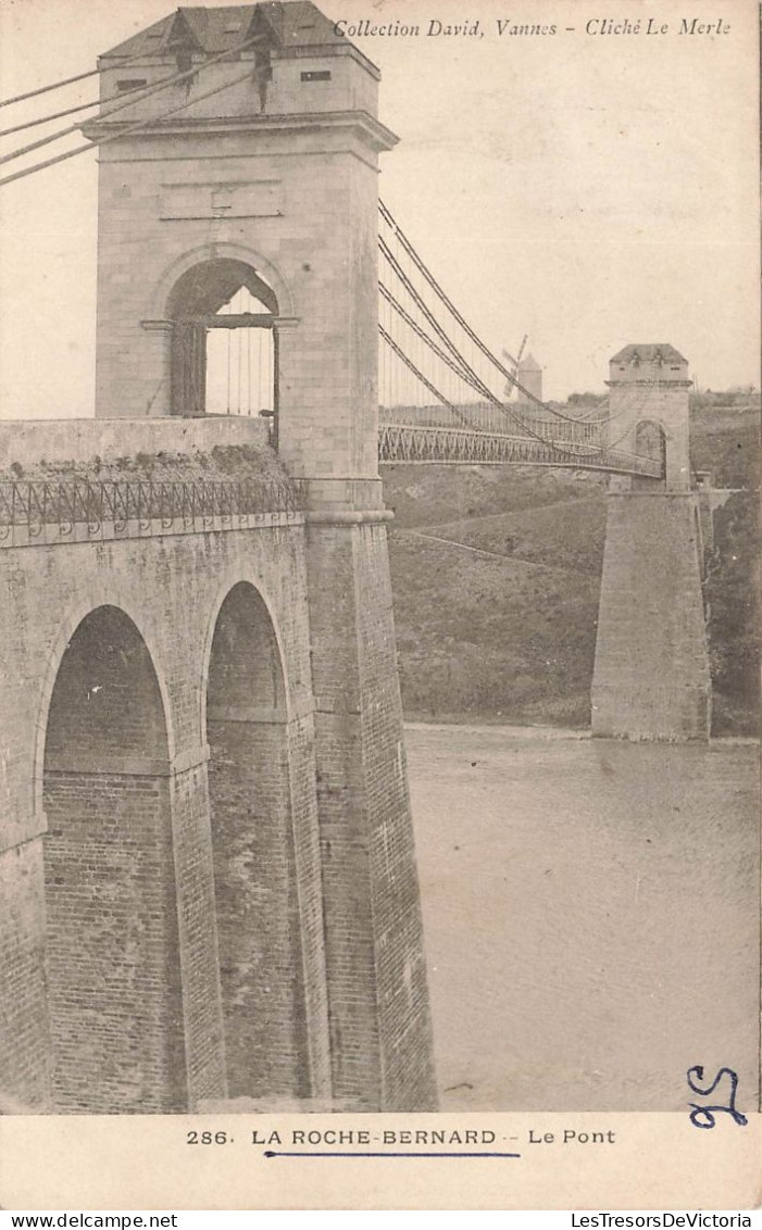 FRANCE - La Roche Bernard - Vue Panoramique Du Pont - Collection David - Vannes - Carte Postale Ancienne - La Roche-Bernard