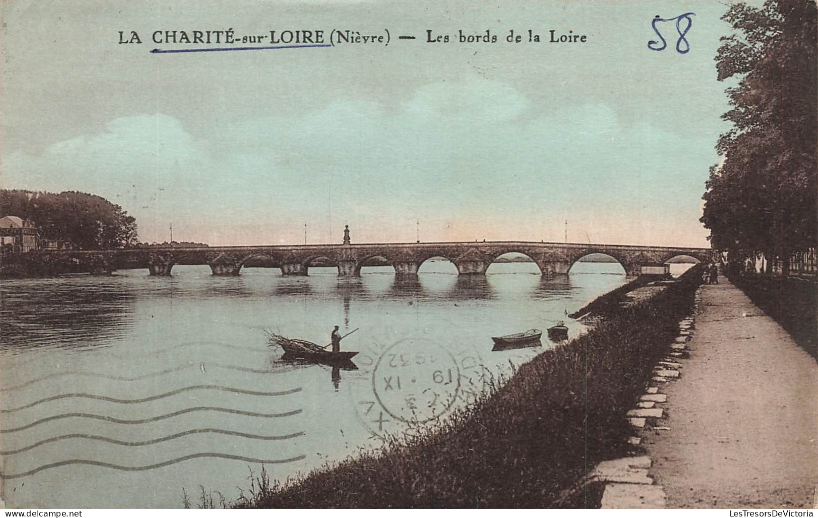 FRANCE - La Charité Sur Loire (Nièvre) - Vue Générale - Les Bords De La Loire - Carte Postale Ancienne - La Charité Sur Loire