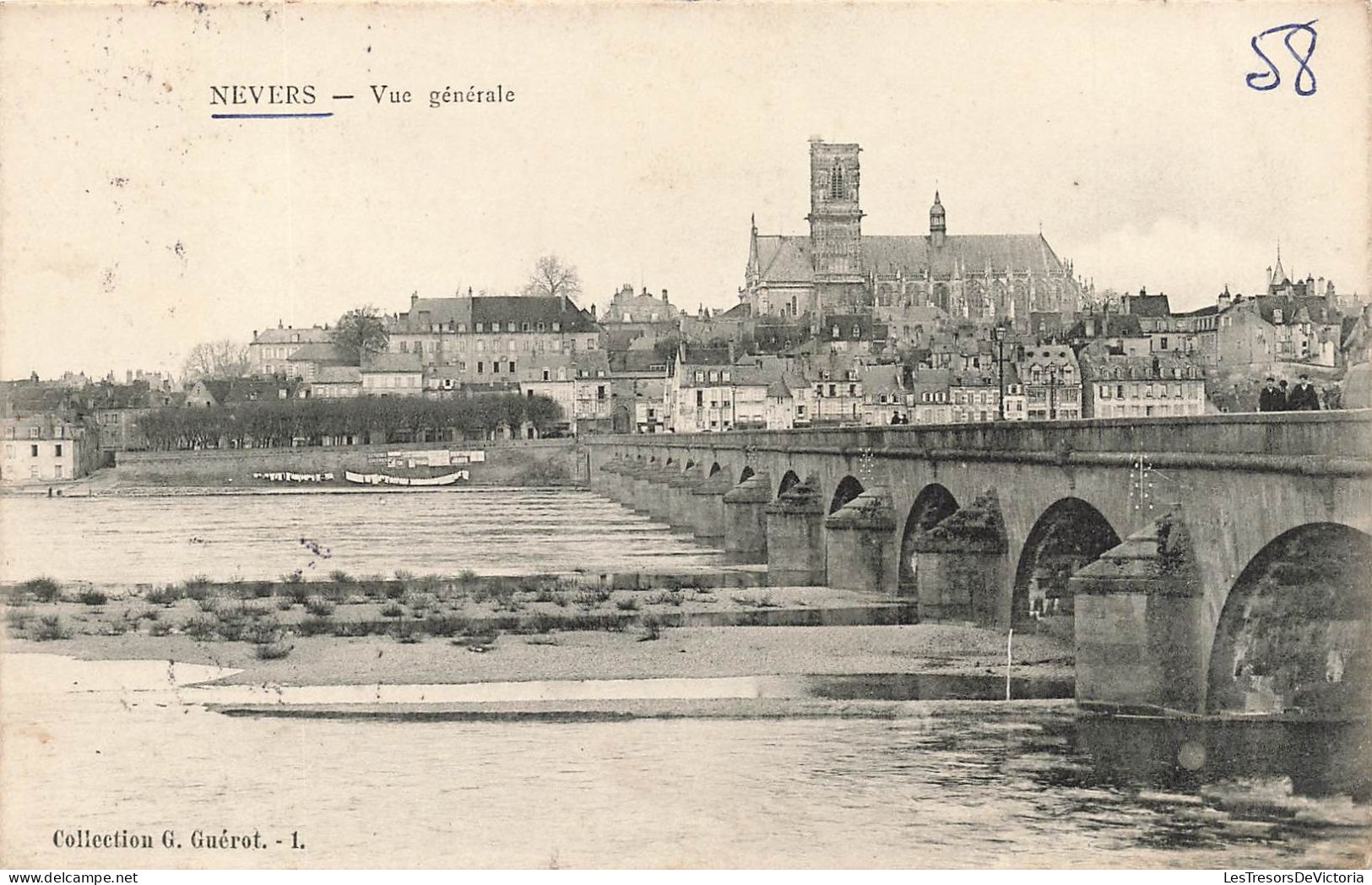 FRANCE - Nevers - Vue Générale Du Pont - Collection G Guérot 1 - Carte Postale Ancienne - Nevers
