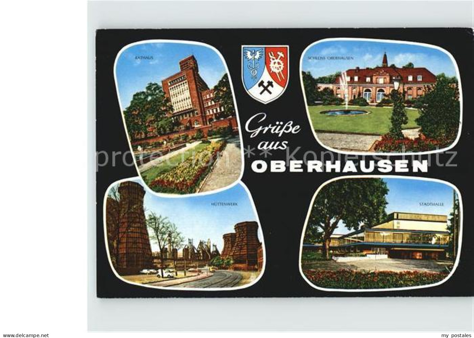 72412666 Oberhausen Rathaus Schloss Stadthalle Huettenwerk Oberhausen - Oberhausen