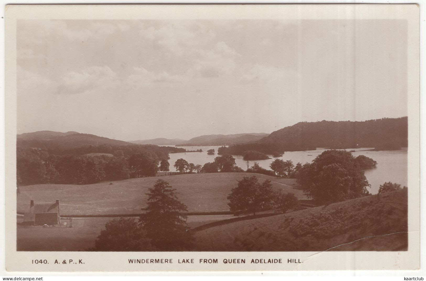 Windermere Lake From Queen Adelaide Hill - (England, U.K.) - Windermere