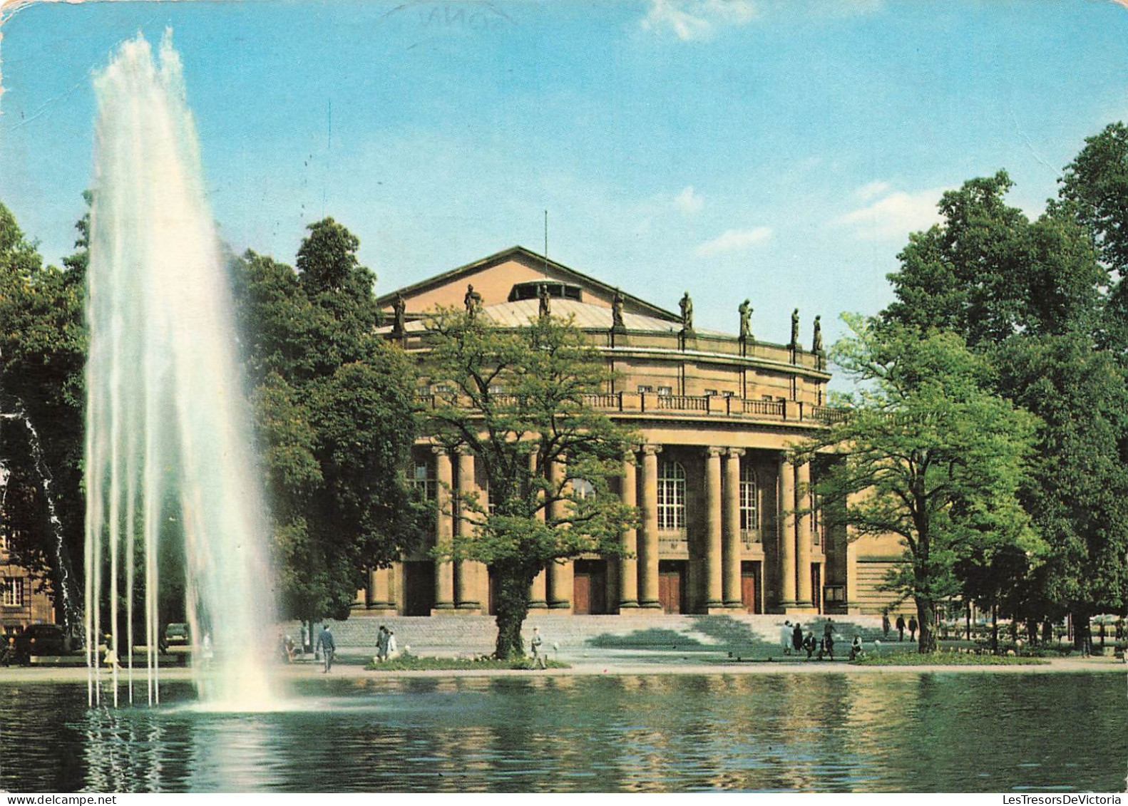 ALLEMAGNE - Stuttgart - Staatstheater - Fontaine - Carte Postale - Stuttgart