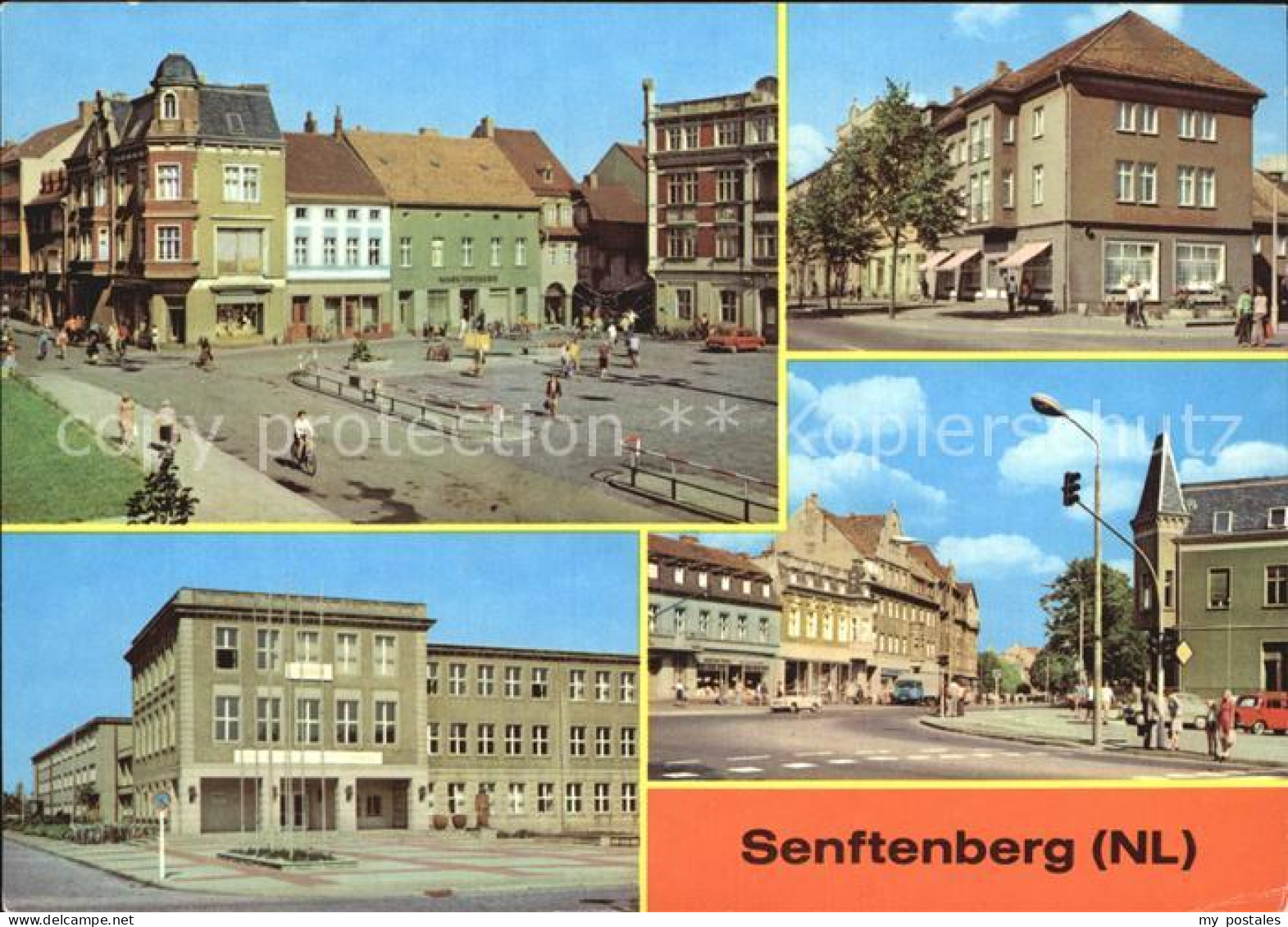 72411854 Senftenberg Niederlausitz PdF Bahnhofstr Und HOG Stadtcafe Ingenieursch - Brieske