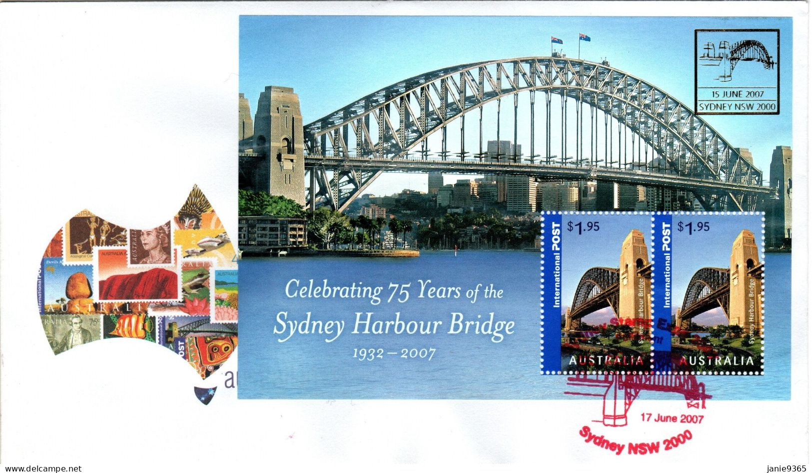 Australia 2007 Celebrating 75 Years Of The Sydney Harbour Bridge Souvenir Cover - FDC