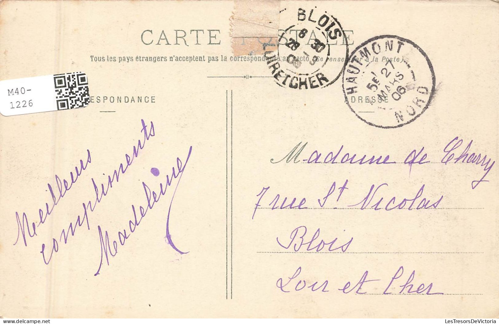 FRANCE - Maubeuge - Vue Générale De La Tourette - Carte Postale Ancienne - Maubeuge