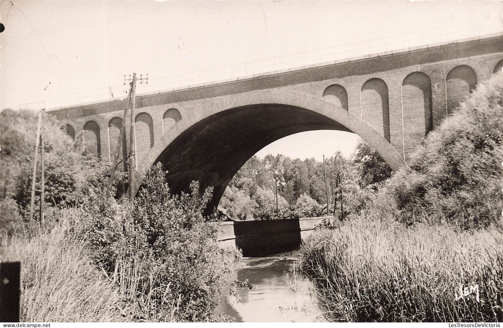 FRANCE - Solesmes - Vue Générale - Le Pont Du Chemin De Fer  - Carte Postale Ancienne - Solesmes