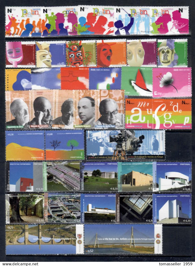 Portugal-2006- Year Set. 21 Issues-(stamps,s/s,booklets)-MNH** - Années Complètes