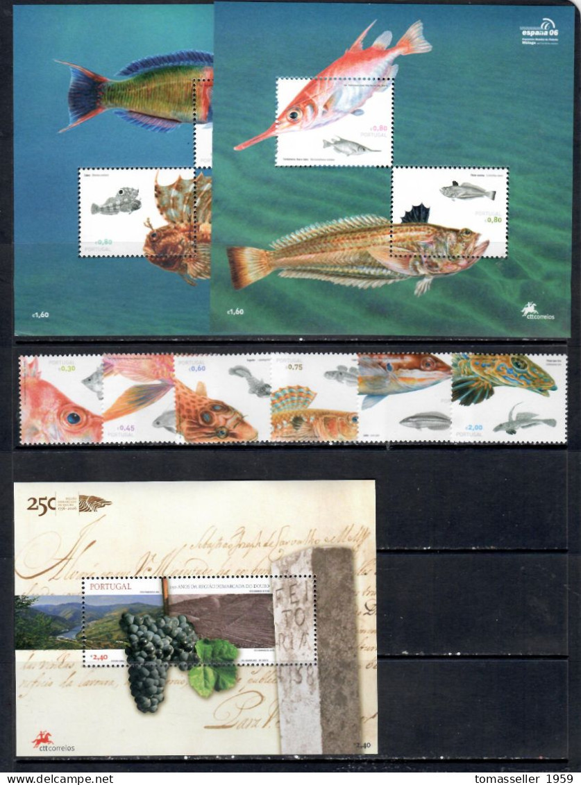 Portugal-2006- Year Set. 21 Issues-(stamps,s/s,booklets)-MNH** - Ganze Jahrgänge