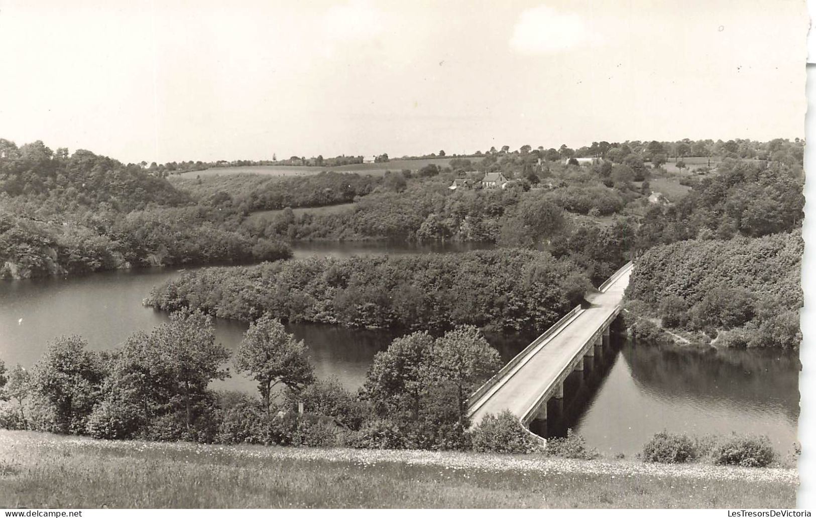 FRANCE - Isigny Le Buat - Les Biards Par Isigny Le Buat - Vue Générale Du Paysage Et Le Pont - Carte Postale Ancienne - Other & Unclassified