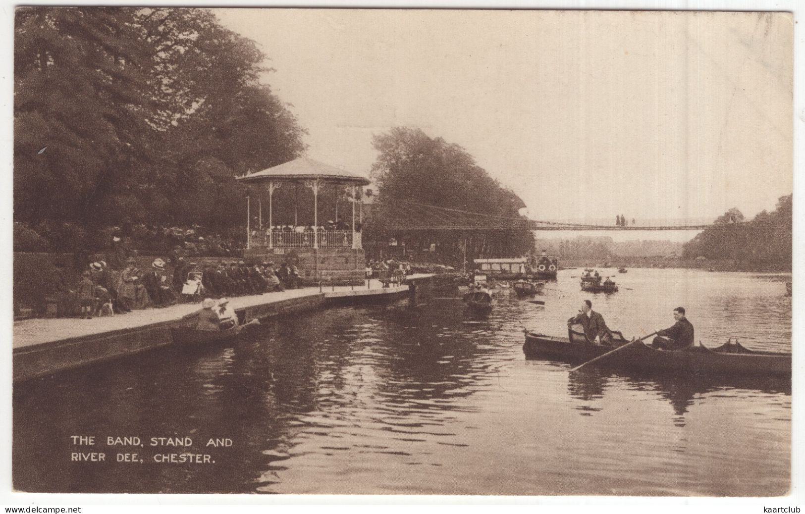 The Band Stand And River Dee, Chester  - (England, U.K.) - Chester