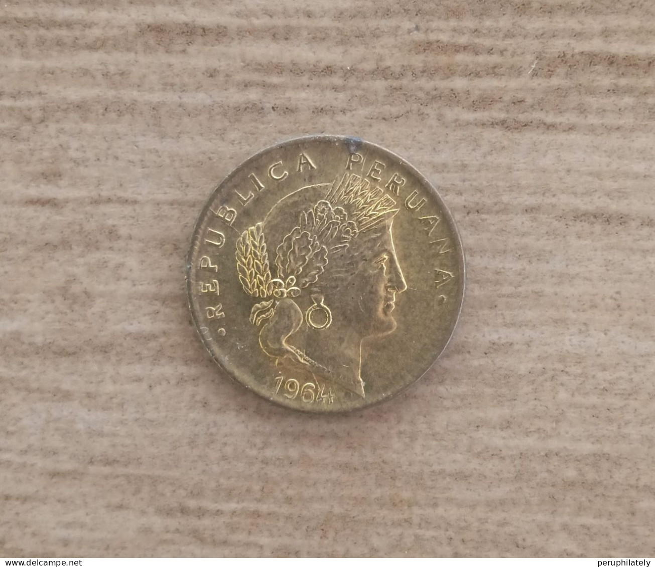 Peru Coin , 5 Centavos 1964 - Perú