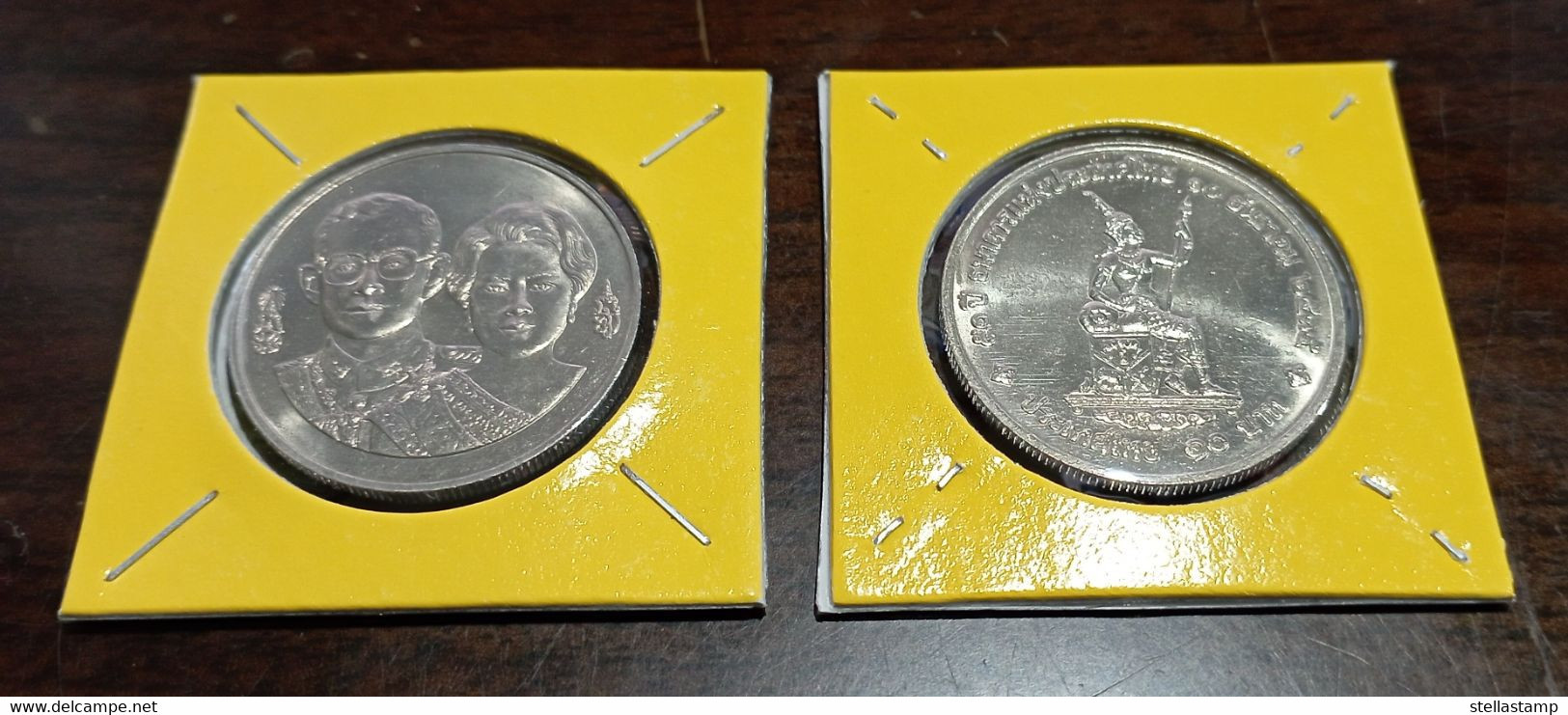 Thailand Coin 10 Baht 1992 100th Thai National Bank Y285 - Thaïlande