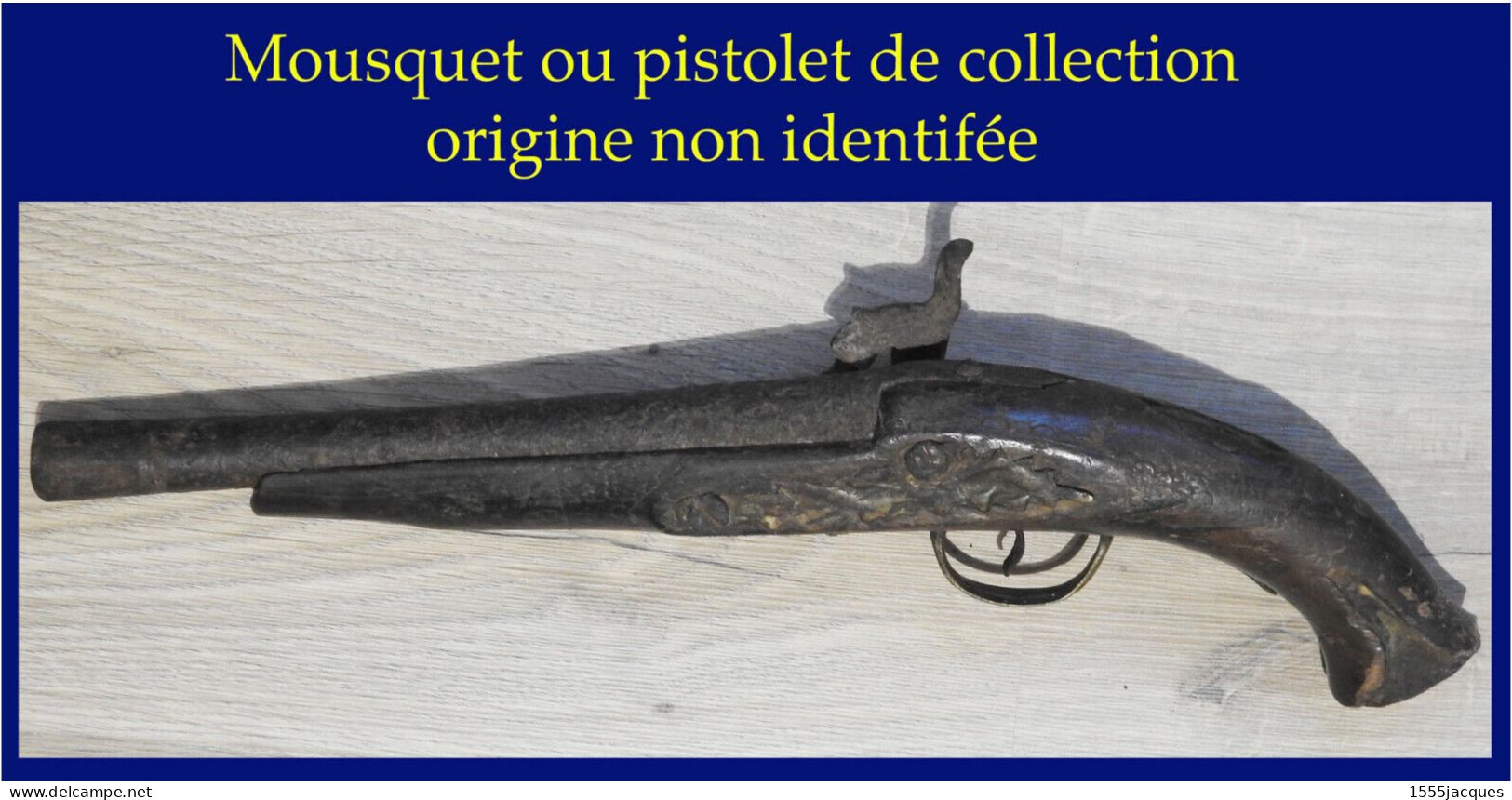 PISTOLET ANCIEN DE COLLECTION (VOIR PHOTOS) - Armes Neutralisées