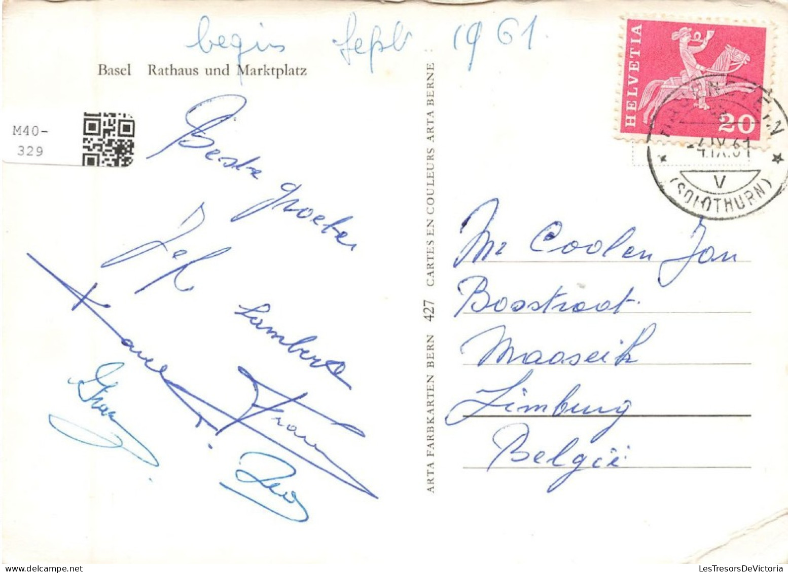 SUISSE - Basel - Rathaus Und Marktplatz - Carte Postale - Bâle