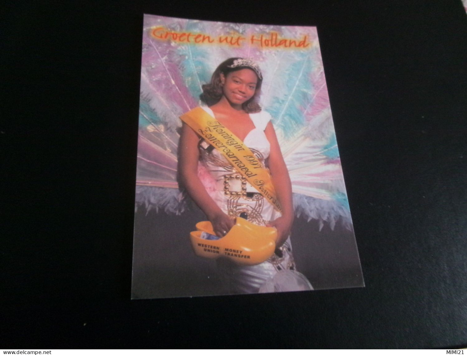 BELLE CARTE .BELLE FEMME  "KONINGINCARNAVAL ROTTERDAM 1997" - Carnaval