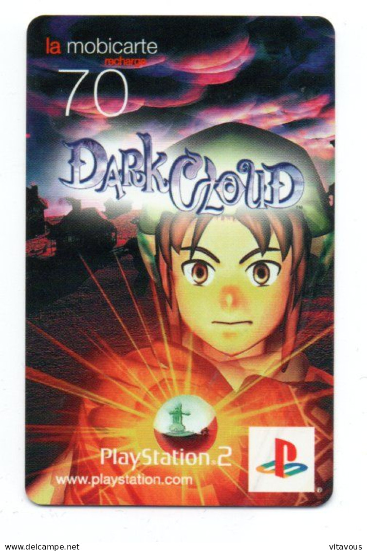 DarkCloud Play Station  Mobicarte Orange  Card  (D 1037) - Cellphone Cards (refills)